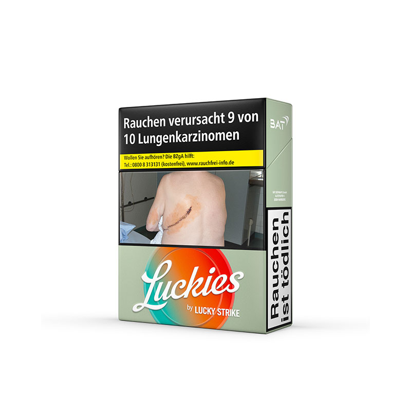 Luckies by Lucky Strike Red Giga Zigaretten Schachtel