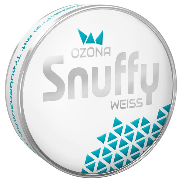 Ozona Snuffy weiss Schnupftabak Dose