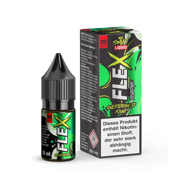 Revoltage Flex Overdosed Kiwi 20mg Liquid Flasche