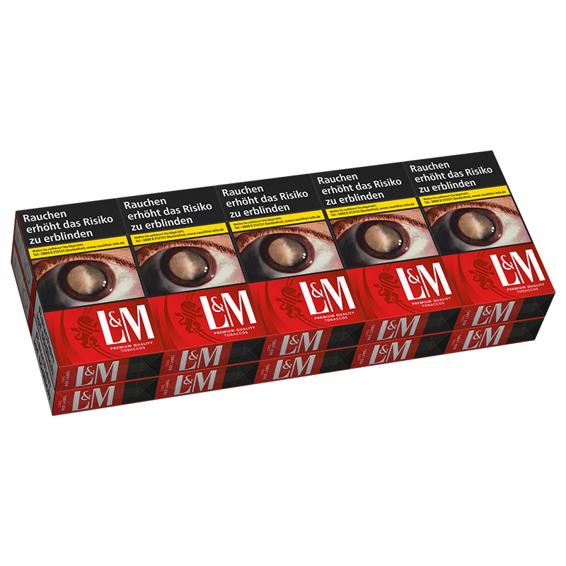 L&M Red Long Original Pack Zigaretten Stange