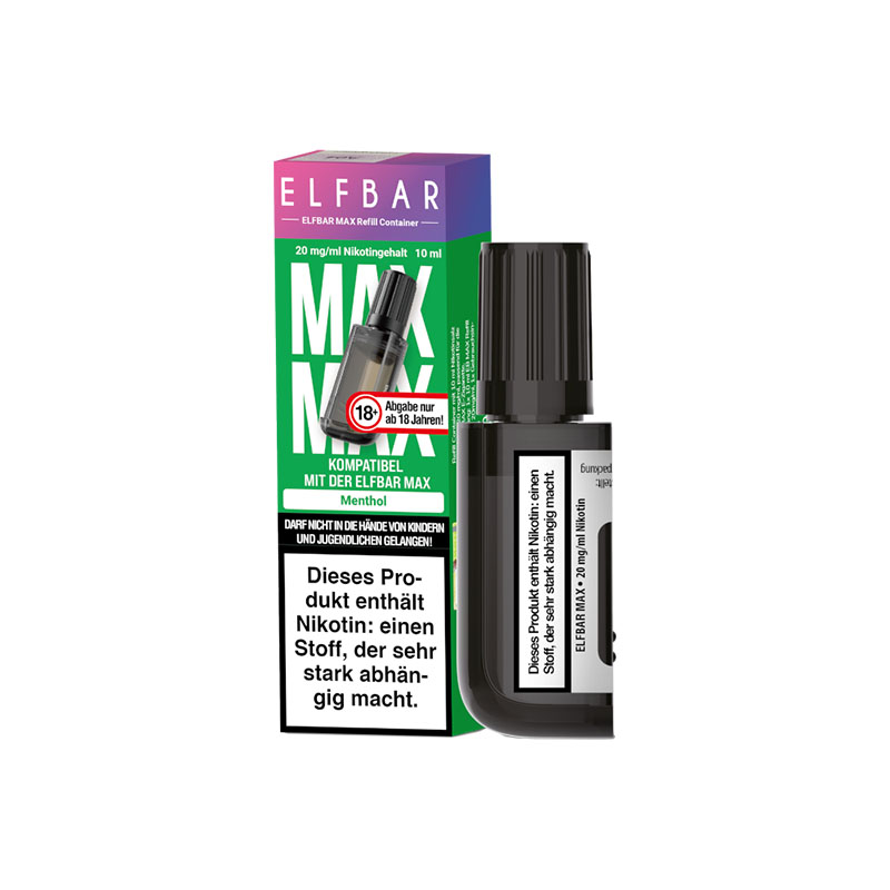 Elfbar Max Refill Pod Menthol 20mg jetzt kaufen! Elfbar Max Refill Pod Menthol 20mg jetzt kaufen!