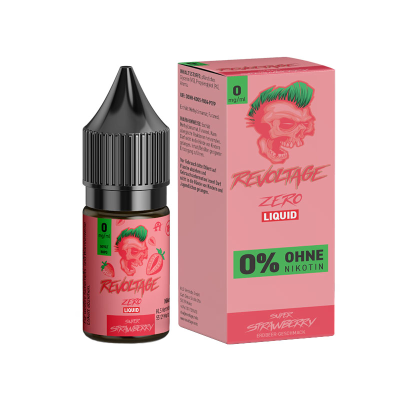 Revoltage Hybrid Nikotinsalz Liquid Super Strawberry 0mg