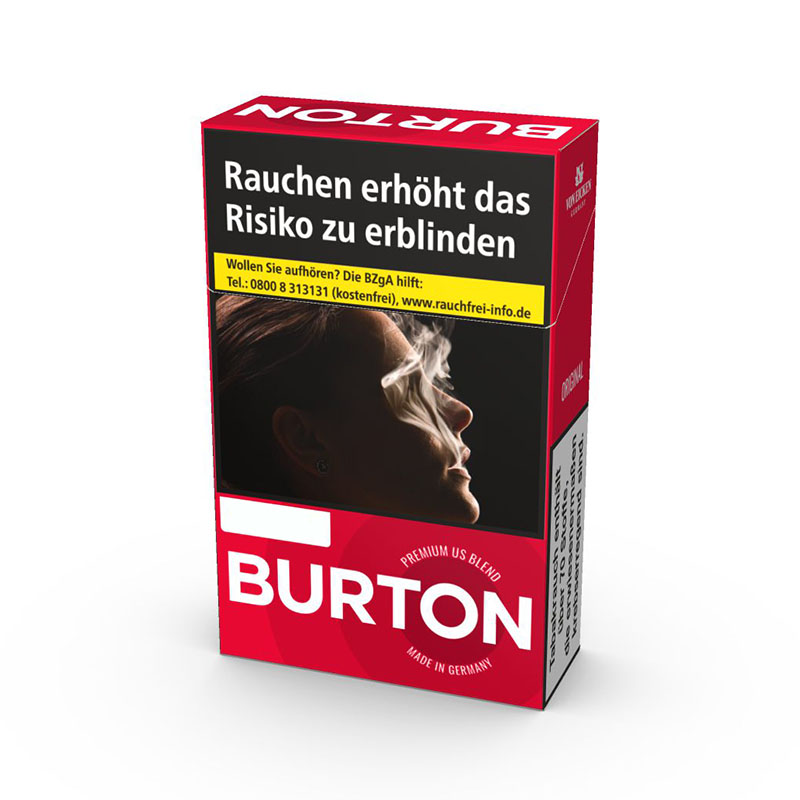 Burton Red L Zigaretten Packung