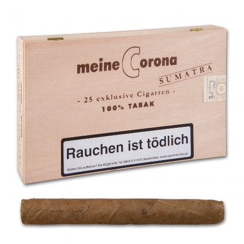 Meine Corona Sumatra Zigarren 25er Kiste