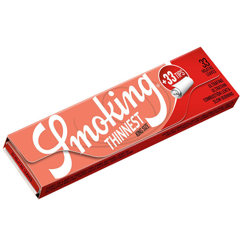 Smoking Thinnest King Size + Tips Booklet