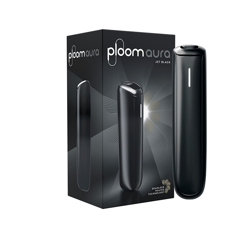Ploom Aura Device Jet Black mit Packung