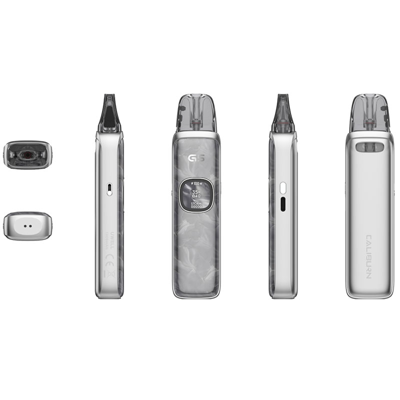 Uwell Caliburn G5 E-Zigarette Silver Marble