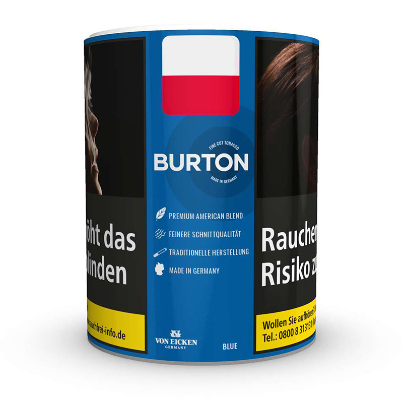 Burton Blue L Feinschnitt Dose