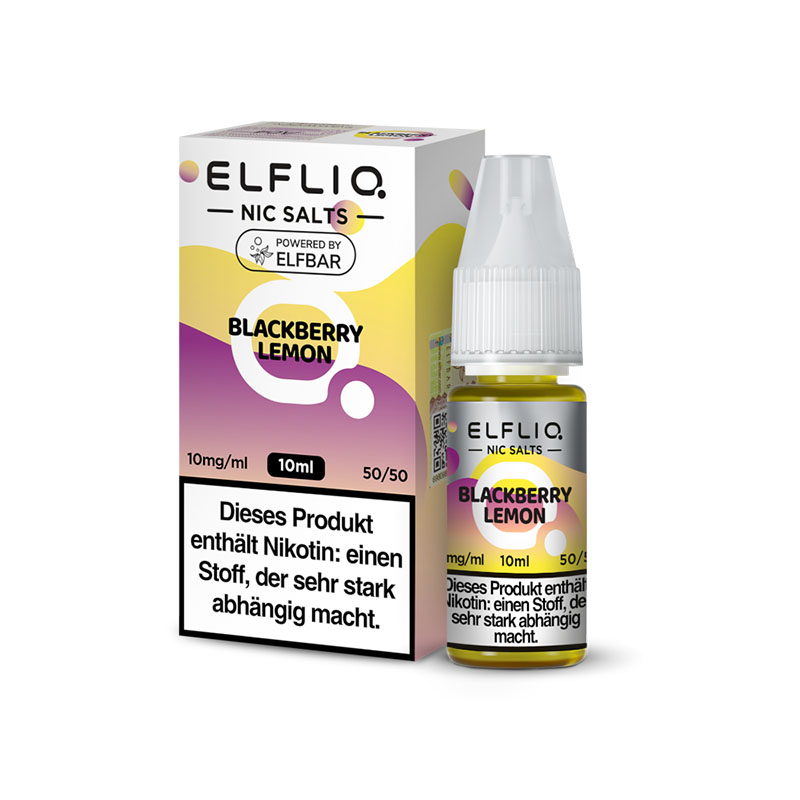 Elfbar Elfliq Blackberry Lemon 10mg Nikotinsalz