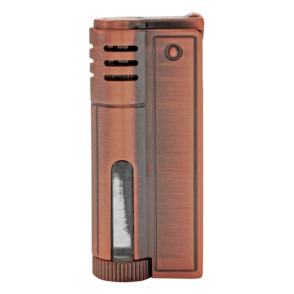 Rattray Benzin Rose Gold Steam Punk Pfeifenfeuerzeug Front