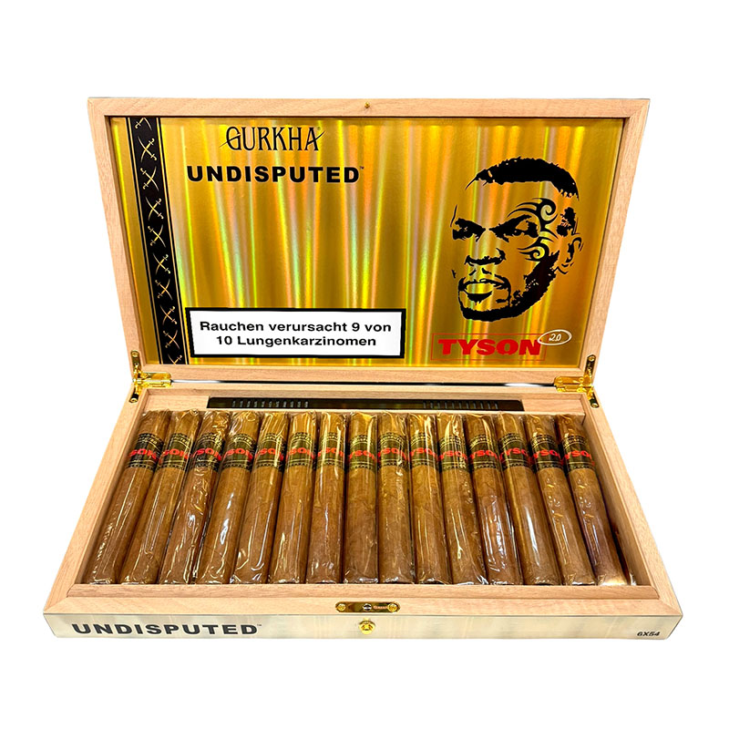 Gurkha Limitadas Tyson Undisputed 2.0 Toro Zigarren Kiste open