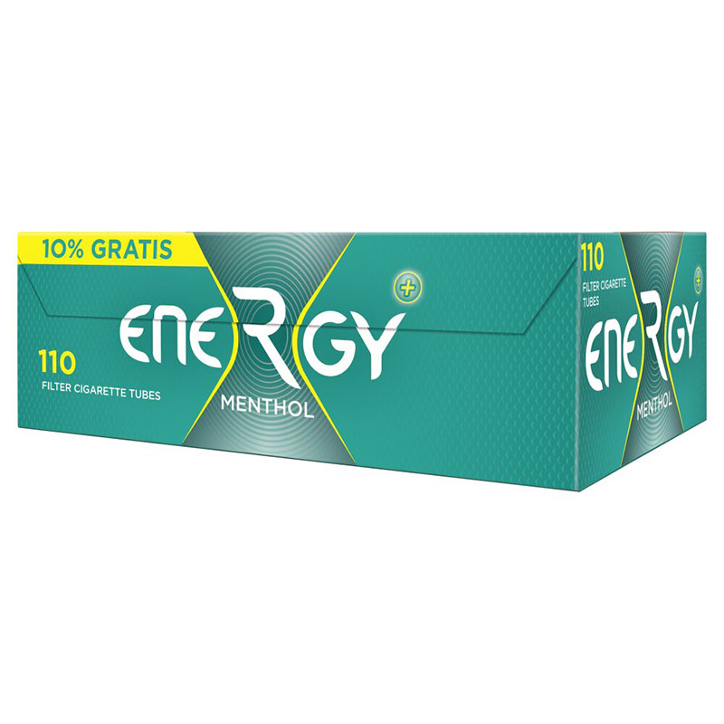 Energy Menthol Filterhülsen+ 110 Stück Packung