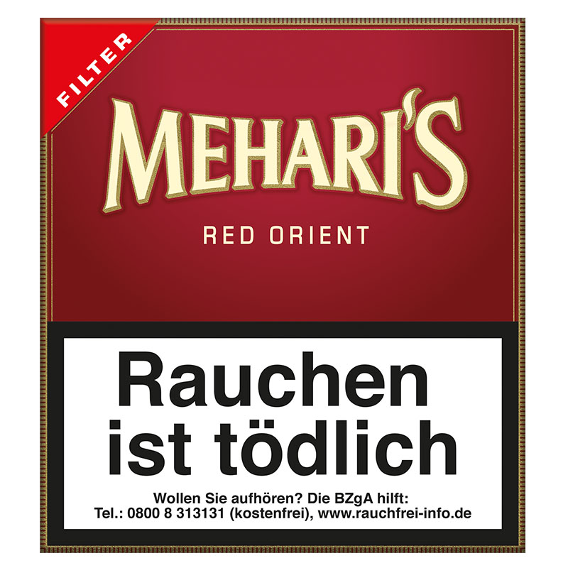 Mehari Red Orient Filter Zigarillos Gebinde