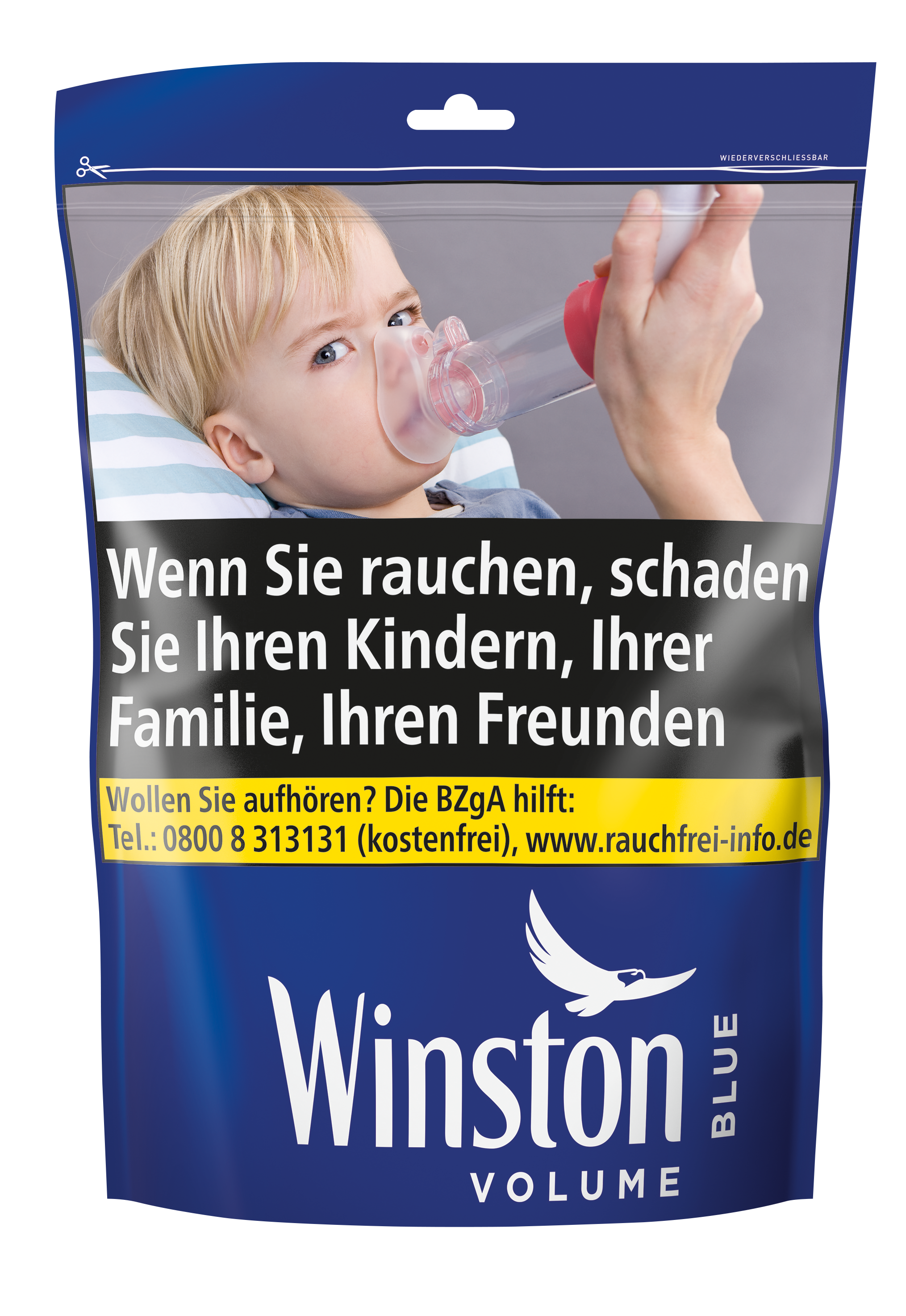 Winston Blue Volumentabak Beutel XXL