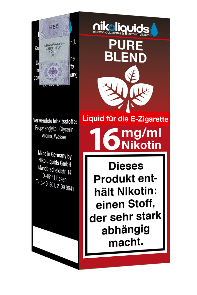 E-Liquid Nikoliquids Pure Blend 16 mg 70 Pg 30 Vg