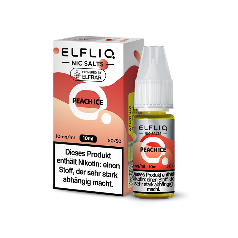 Elfbar Elfliq Peach Ice 10mg Nikotinsalz