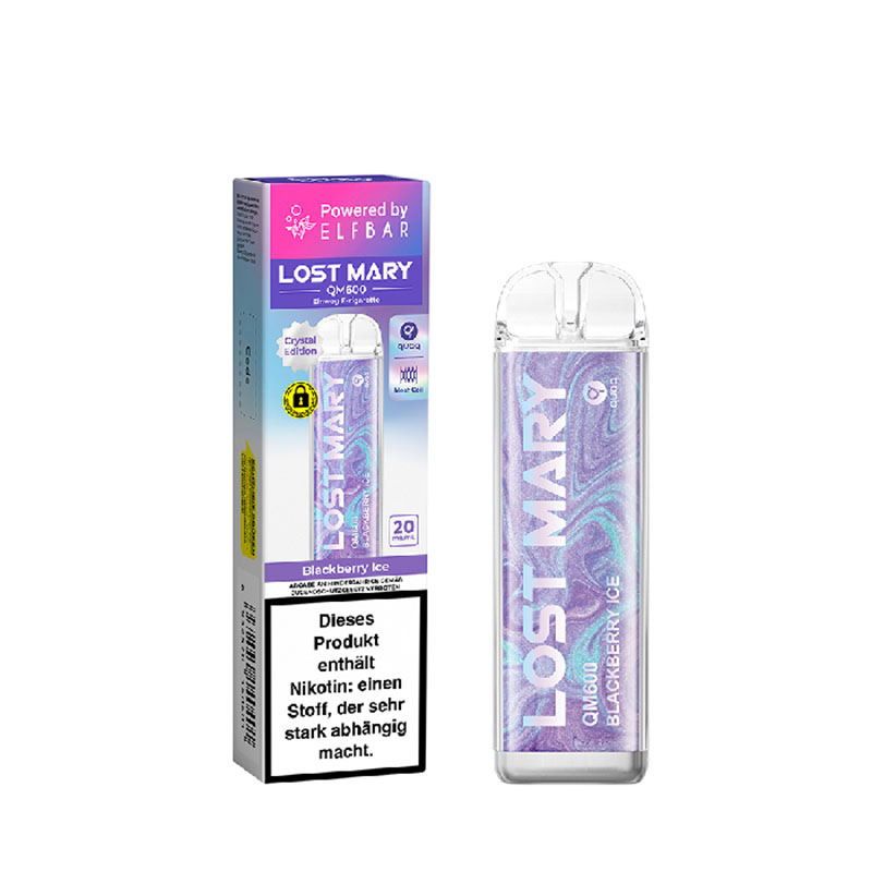 Lost Mary QM600 Blackberry Ice 20mg Einweg E-Zigarette