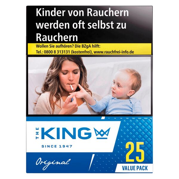 King Blue Value Pack Zigaretten Schachtel