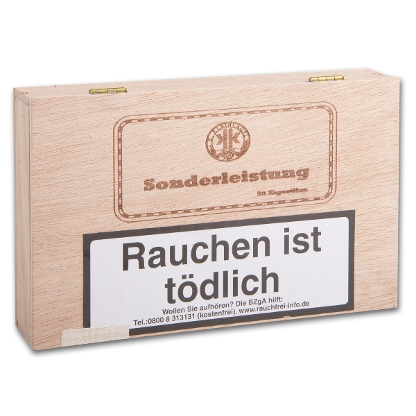 Sonderleistung Sumatra Zigarillos Kiste