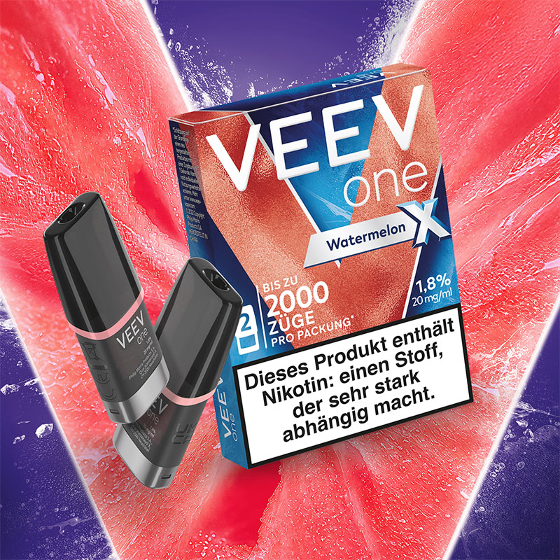 Veev One Watermelon X 20mg Prefilled Pods Flavour Card