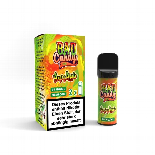 Bad Candy Angry Apple 20mg Prefilled Pods