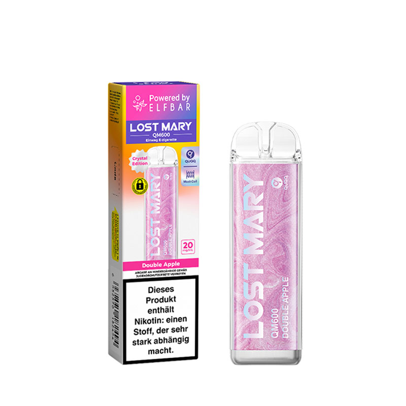 Lost Mary QM600 Double Apple 20mg Einweg E-Zigarette