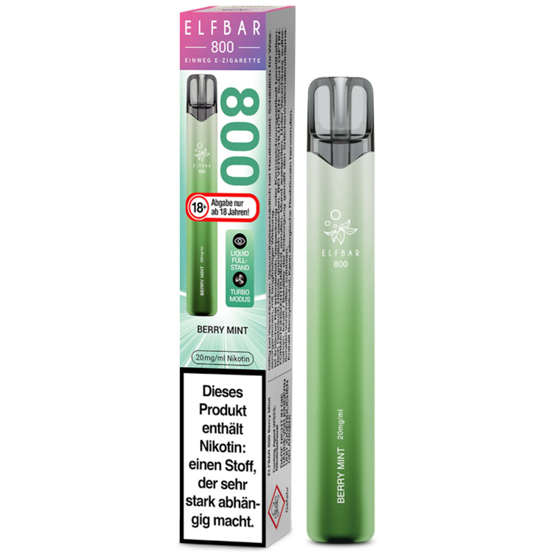 Elfbar 800 Berry Mint 20mg Einweg E-Zigarette