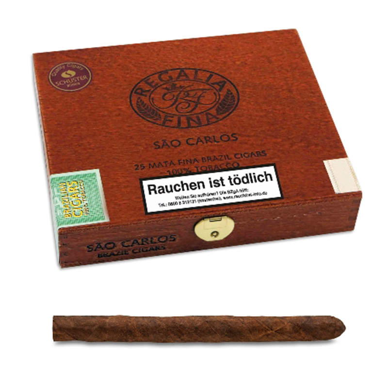 Regalia Fina Sao Carlos Brasil Zigarren 25er Kiste