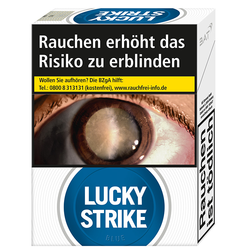 Lucky Strike Blue Giga Zigaretten Schachtel