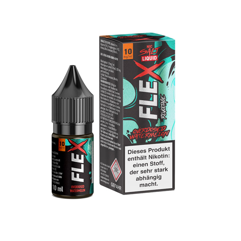 Revoltage Flex Overdosed Watermelon 10mg Liquid Flasche