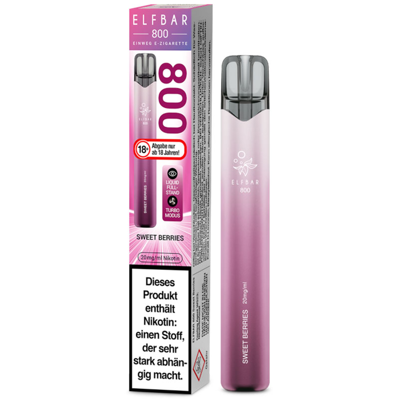 Elfbar 800 Sweet Berries 20mg Einweg E-Zigarette