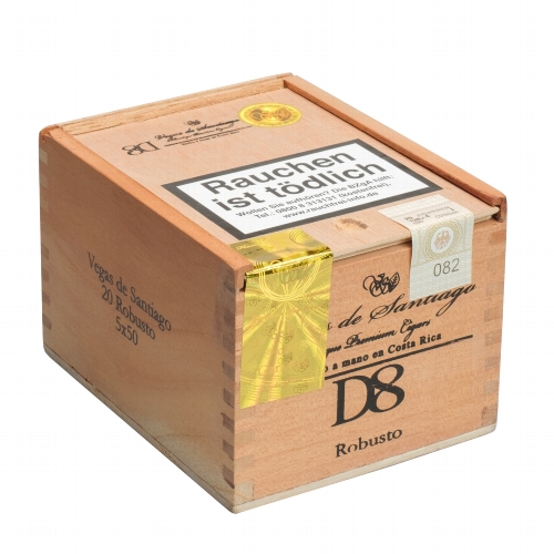 Vegas De Santiago D8 Classico Robusto Zigarren Kiste