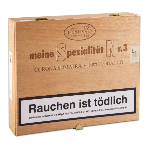 Meine Spezialität No. 3 Corona Sumatra Zigarren