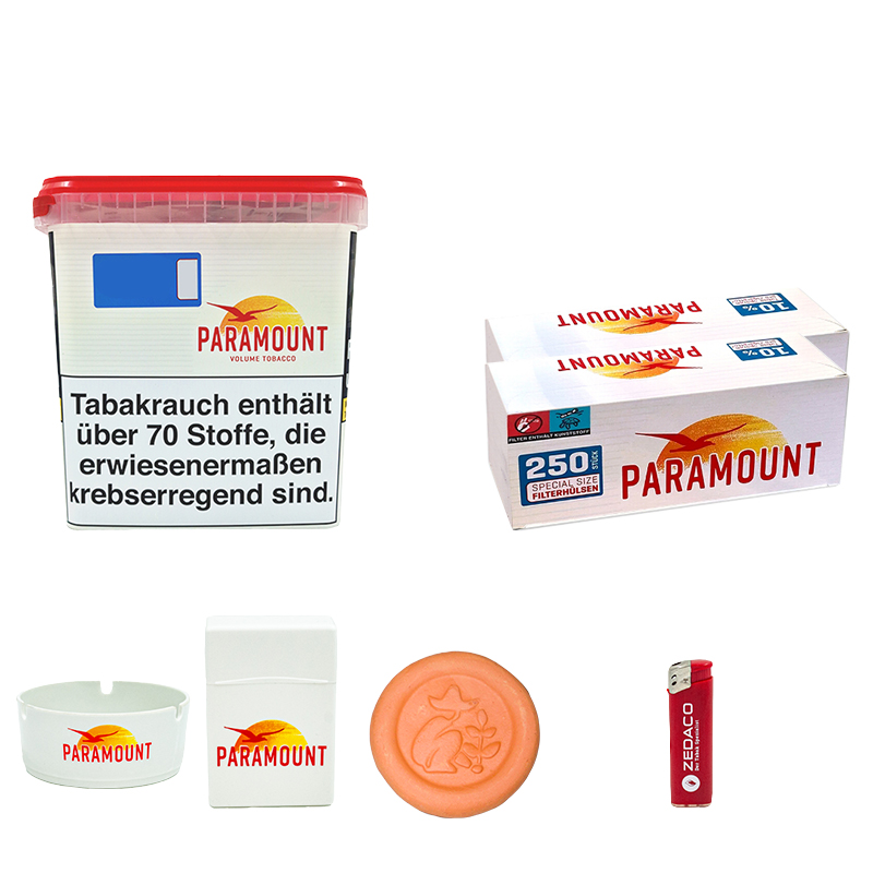 Paramount Volumentabak Giga Eimer Aktion Small mit Befeuchter, Aschenbecher und Etui