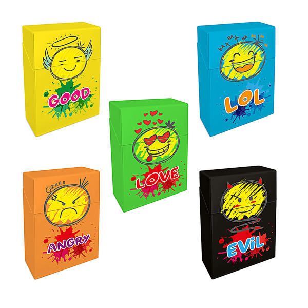 Atomic 25er Zigarettenbox Emoji
