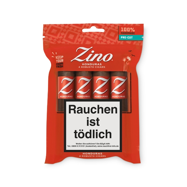 Zino Honduras Robusto Zigarren Humibag (Pre-Cut)
