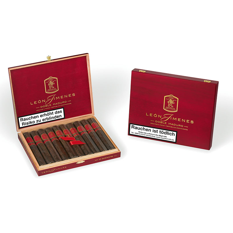 Leon Jimenes Double Maduro Gigante Zigarren Kiste