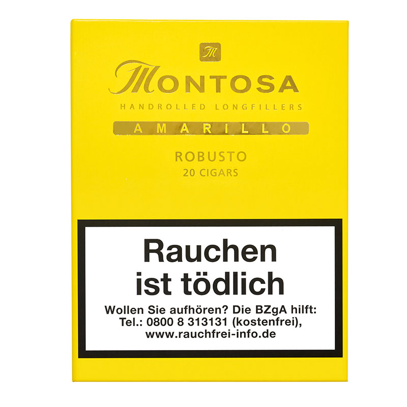 Montosa Amarillo Robusto Zigarren Kiste