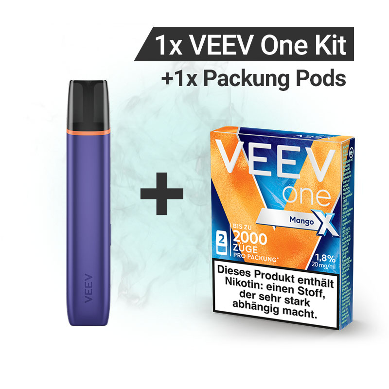 Veev One Device Kit & Pods Bundle jetzt online bestellen! Veev One Device Kit & Pods Bundle jetzt online bestellen!