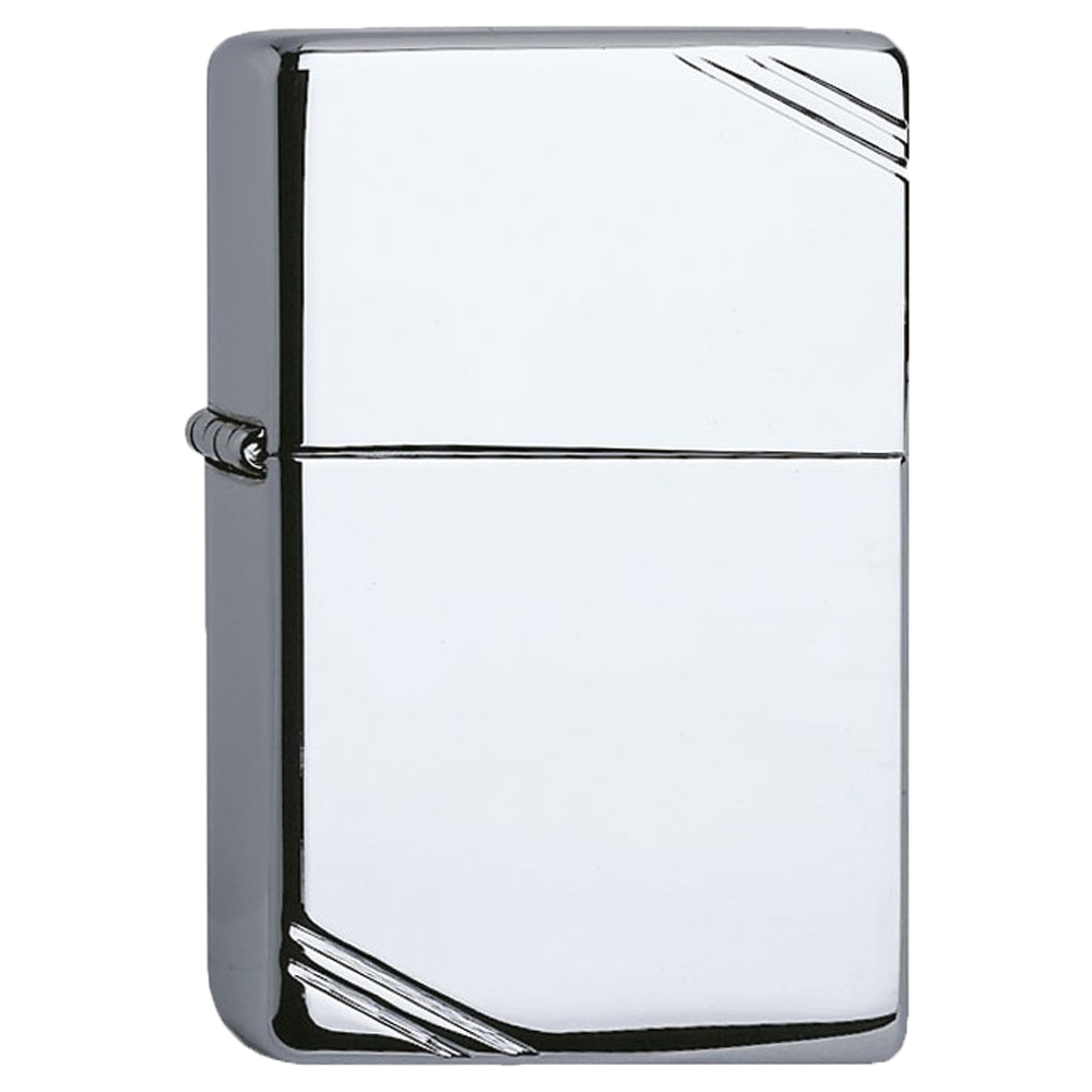 Zippo chrom poliert Vintage Streifen