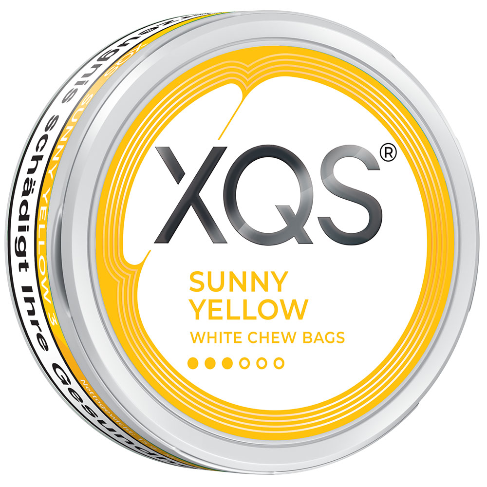 XQS Sunny Yellow White Chew Bags Dose