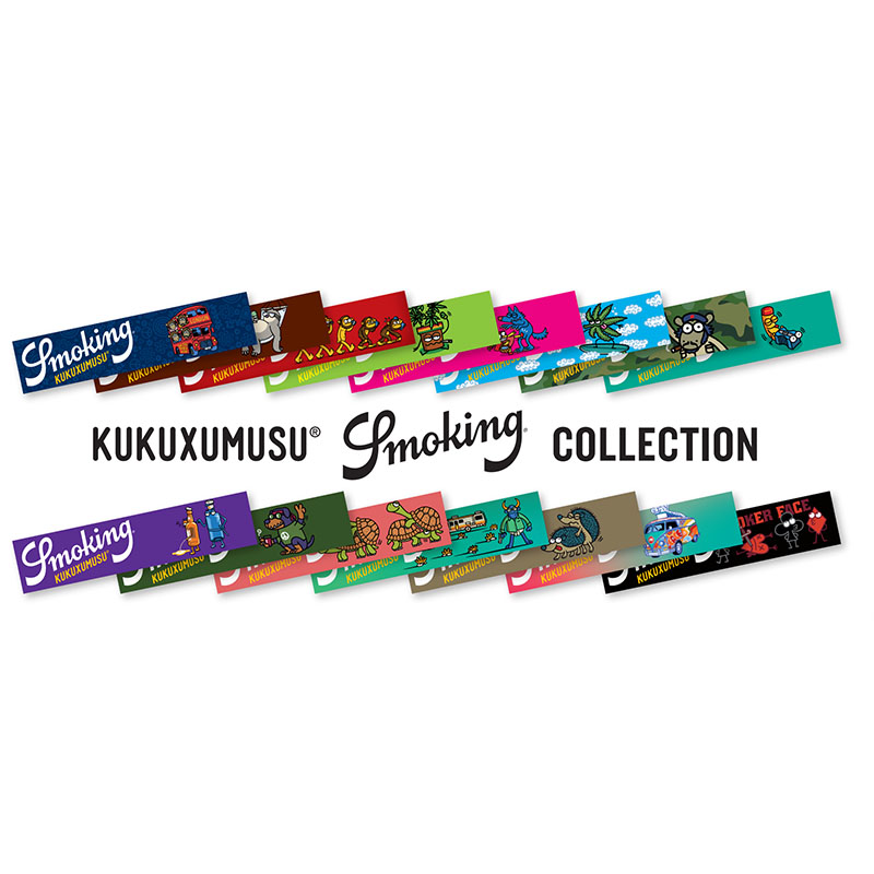 Smoking Kukuxumusu Zigarettenpapier Gebinde Packungen