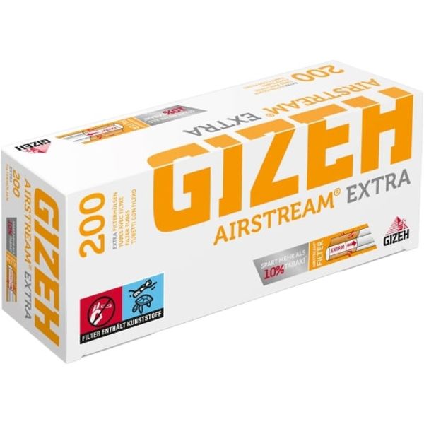 Gizeh Filterhülsen Airstream Extra Packung