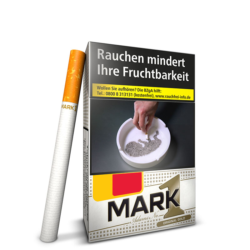 Mark Adams No. 1 Gold Original Pack Zigaretten Schachtel