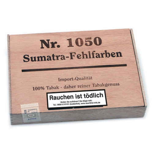 Fehlfarben 1050 Sumatra Zigarren 25er Kiste