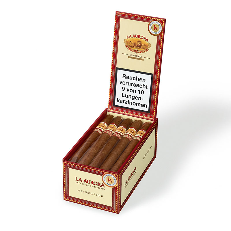 La Aurora 1903 Cameroon Churchill Zigarren Kiste