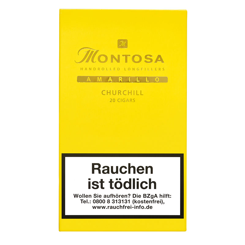 Montosa Amarillo Churchill Zigarren Kiste