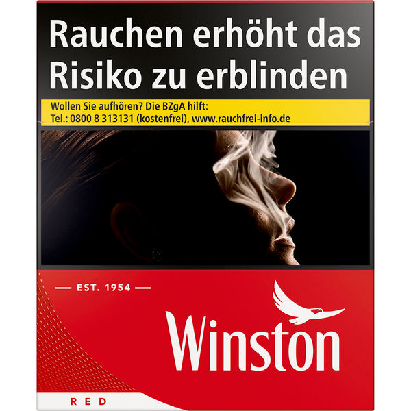 Winston Red 5XL Zigaretten Schachtel
