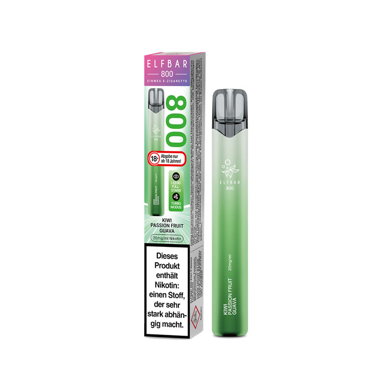 Elfbar 800 Kiwi Passionfruit Guava 20mg Einweg E-Zigarette