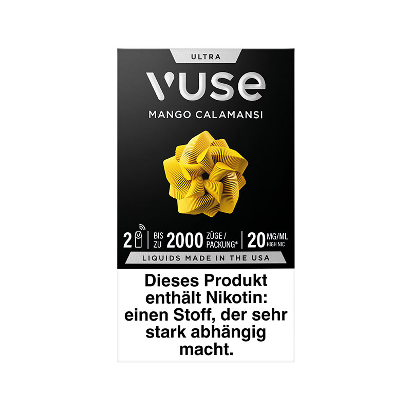 Vuse Ultra Pods Mango Calamansi 20mg Front